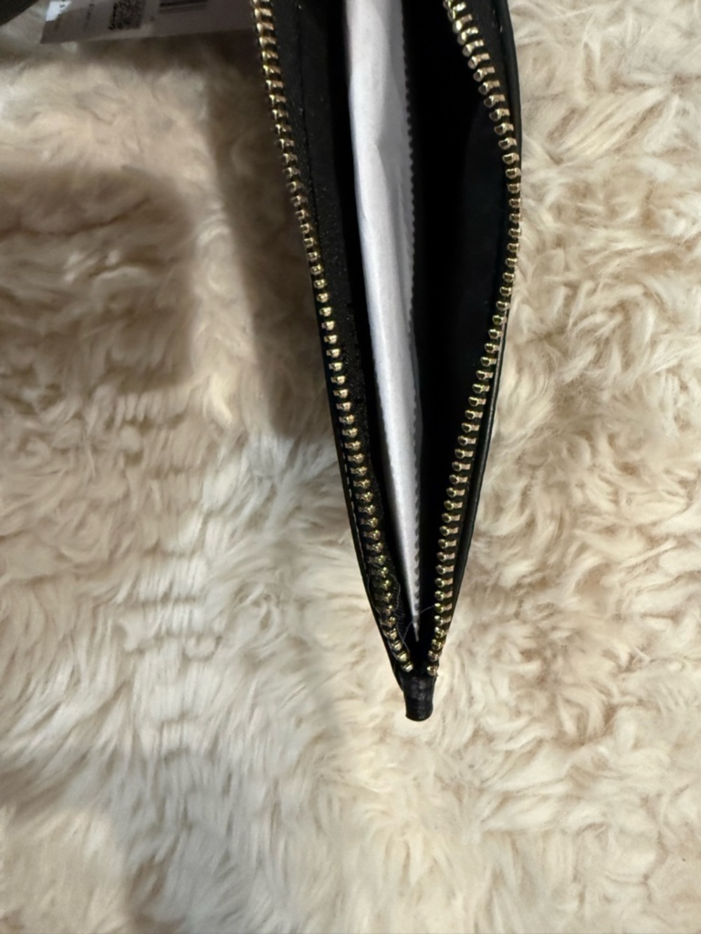 kate spade Black Floral Zip Wristlet with Wrist Strap - Picture 3 of 3